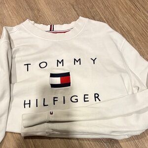 Tommy Hilfiger Kids Cream Sweatshirt